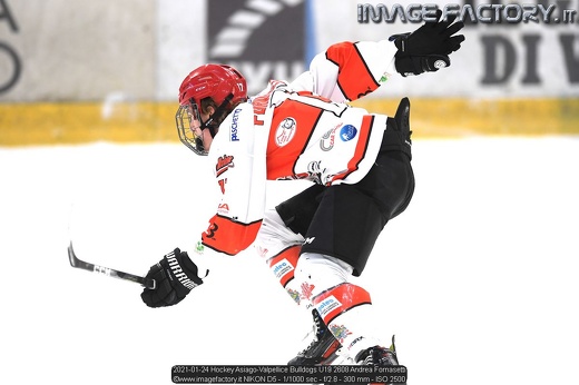 2021-01-24 Hockey Asiago-Valpellice Bulldogs U19 2608 Andrea Fornasetti